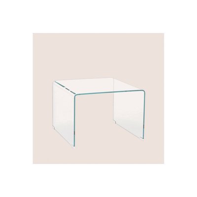 Table basse carrée contemporaine en verre L60 - IDORA HELLIN, DEPUIS 1862