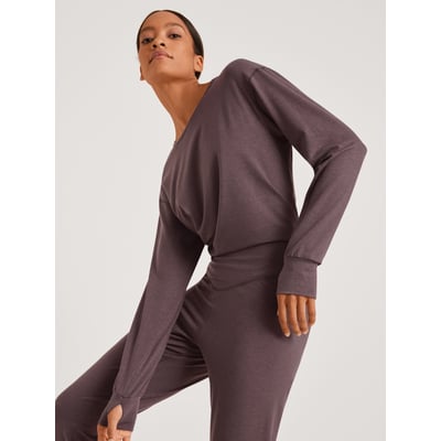 T-shirt à manches longues manches longues Lyocell DEEPSLEEPWEAR WARMING CALIDA