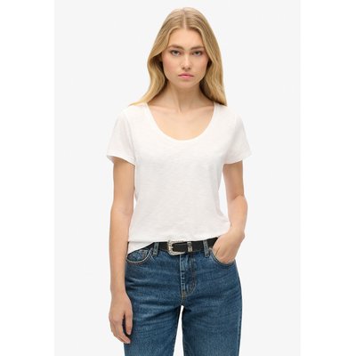 T-shirt flammé col rond logo brodé SUPERDRY