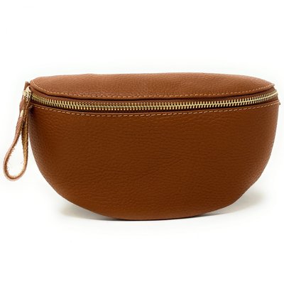 Sac banane en cuir grainé italien LOU-DO OH MY BAG