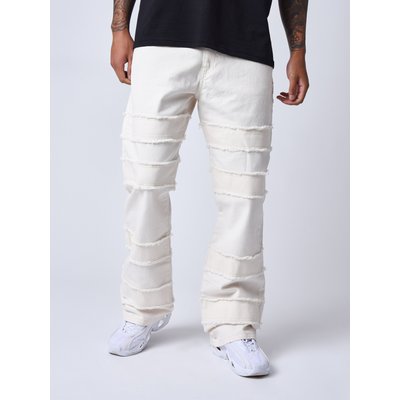 Jeans évasé à détails effilochés PROJECT X
