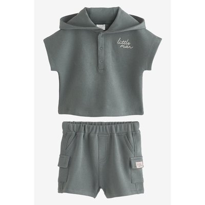 Ensemble short et sweat à capuche bébé NEXT