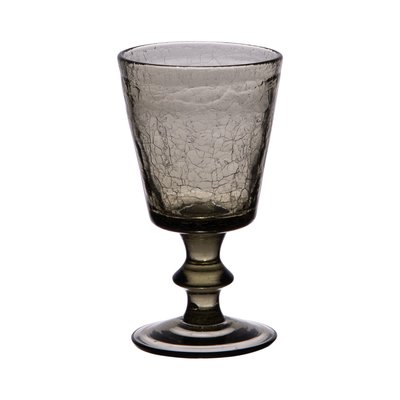 Verre à pied   craquelé 17 cl   (lot de 6)-LUSSAN TABLE PASSION