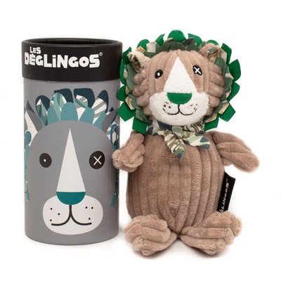 Peluche Simply 22 cm Jélékros le Lion LES DEGLINGOS