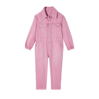 Combinaison longue en toile garment dyed VERTBAUDET