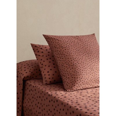 Taie d'oreiller percale de coton 200 fils imprimé pois 50x75 cm MANGO HOME