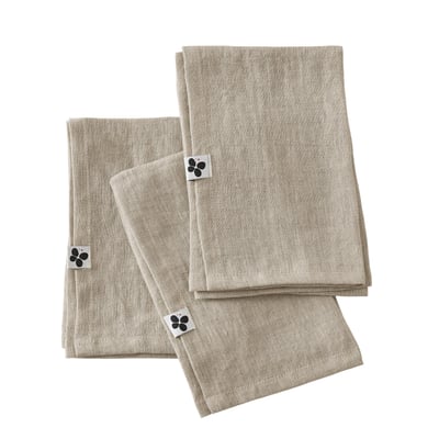 3 Serviettes de table en lin Soline EDEN