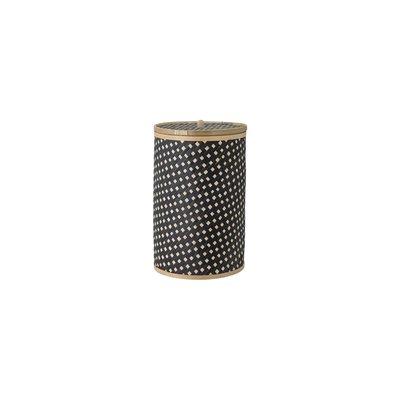 Panier avec couvercle en fibres naturelles Jud BLOOMINGVILLE