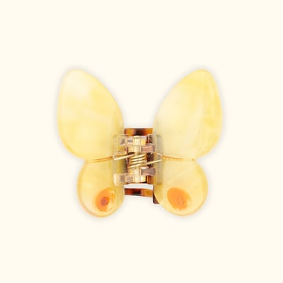 Pince à cheveux PAPILLON JAUNE COUCOU SUZETTE