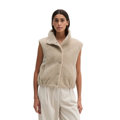 Gilet en peluche, coupe standard en polyester recyclé MARC O'POLO
