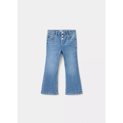 Jean flare triple à bouton MANGO BABY