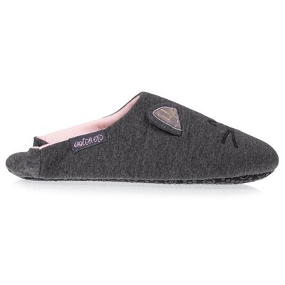 Chaussons extra-light en jersey et semelle à picots antidérapants ISOTONER