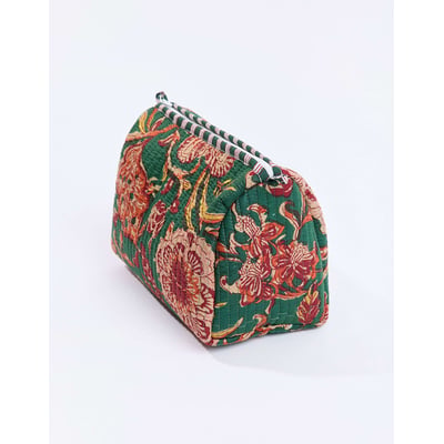 Trousse zippée coton imprimé AURA LA FIANCÉE