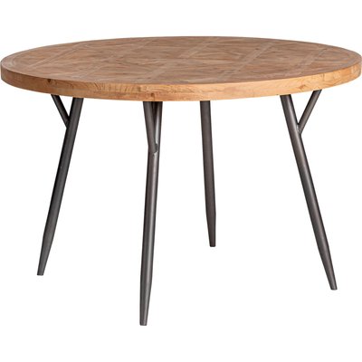 Table ronde en bois et fer, Longford RECOLLECTION
