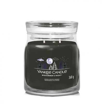 Bougie signature nuit d'été moyen modèle YANKEE CANDLE