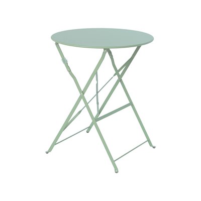 Table de jardin bistrot ronde pliante métal 2 places EMILIA 60CM SWEEEK