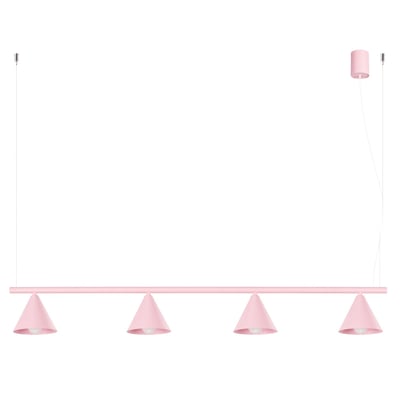 Lustre Acier Rose E14 4 Nox EDEN