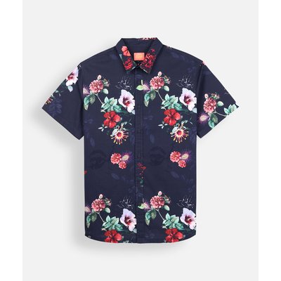Chemise manches courtes slub imprimée HELLFLO OXBOW