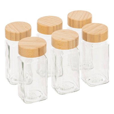 Lot de 6 pot à épices 120ml en verre 5FIVE SIMPLY SMART