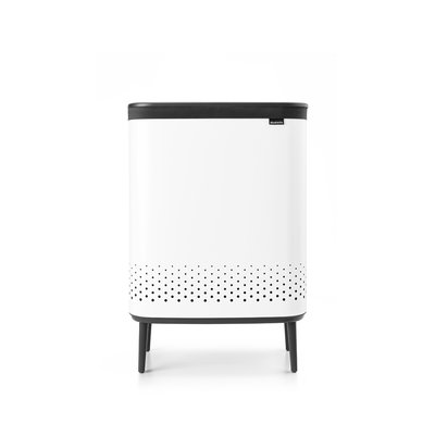 Bo Laundry Bin Hi 2 x 45L with Plastic Lid BRABANTIA