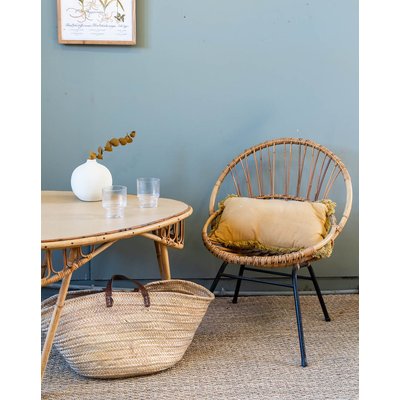 Fauteuil en rotin Ernest N°75 - Bon état DEBONGOUT