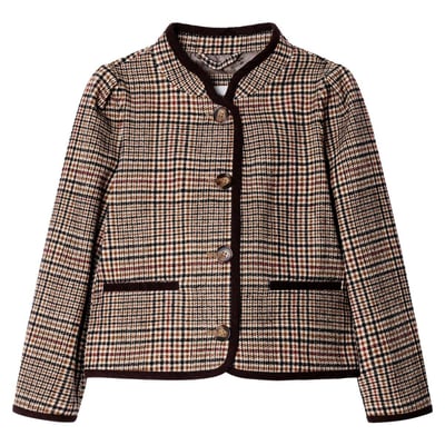 Veste À Carreaux À Col Mao PEPE JEANS