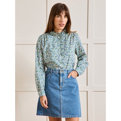 Blouse volantée tissu Liberty CYRILLUS
