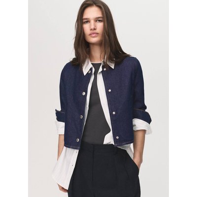 Veste denim crop MANGO