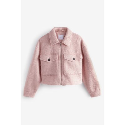 Veste courte droite en tissu bouclé NEXT