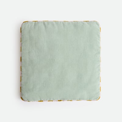Galette de chaise, en velours, rayures larges, SIMONA LA REDOUTE INTERIEURS