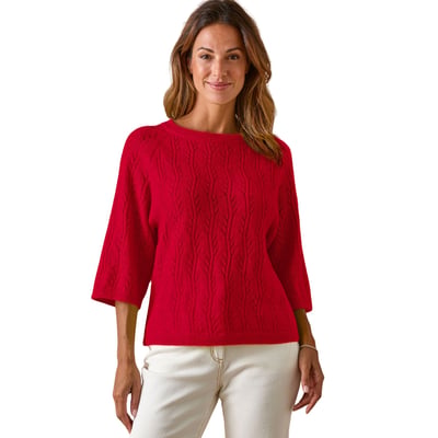 Pull manches au coude 5% laine DAXON