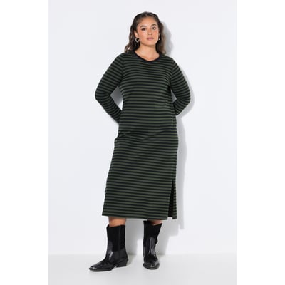 Robe maxi en jersey à rayures, coupe évasée STUDIO UNTOLD
