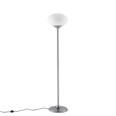 Lampadaire métal fer chrome et opaline, Merisa LA REDOUTE INTERIEURS