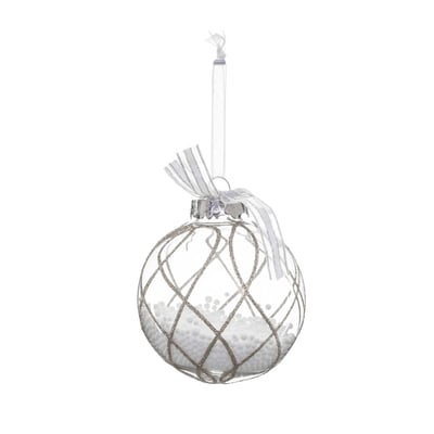 Boule avec billes à l'intérieur D.8 cm ATMOSPHERA