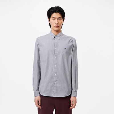 Chemise rayée manches longues LACOSTE