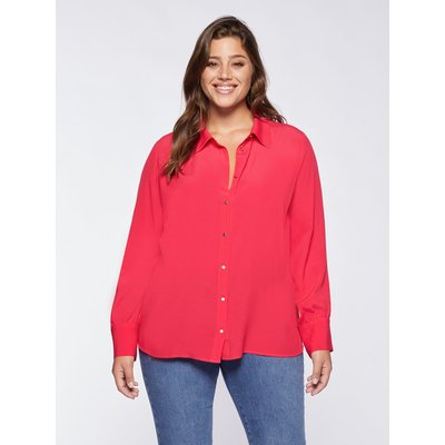 Chemise colorée en tissu léger de viscose ECOVERO FIORELLA RUBINO