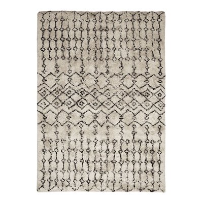 Tapis berbère en coton recyclé  BERBERE TRIBAL - style bohème THE DECO FACTORY