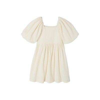 Robe cérémonie smocks au dos en tissu reliéfé VERTBAUDET