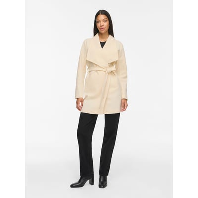 Manteau col italien à nouer VILA