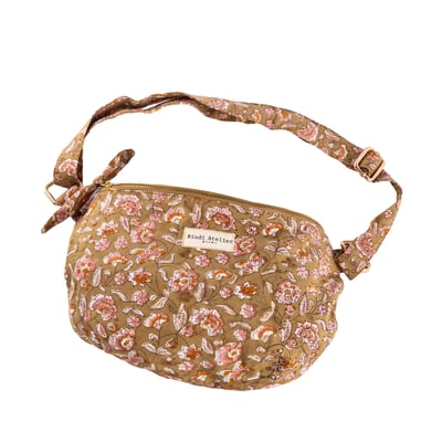 Sac banane en toile de coton BINDI ATELIER