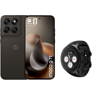 Smartphone Pack G77 5G 256Go Noir + Watch Motorola Noir MOTOROLA