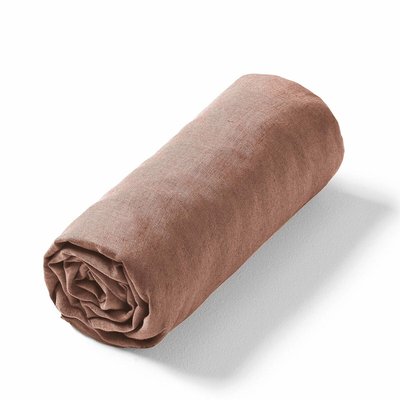 Lenzuolo con angoli in lino lavato per bambina, Elina AM.PM