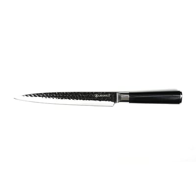 Couteau à trancher noir 34cm avec étui - "Sen" LAGUIOLE CUISSON