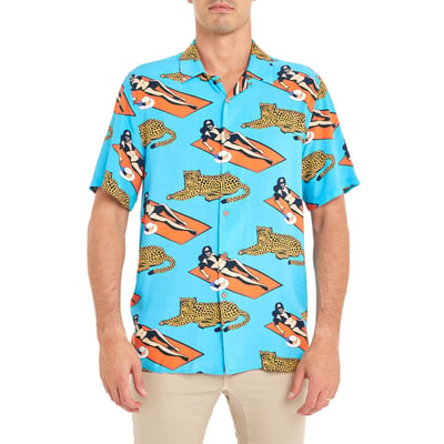 CHEMISE HAWAÏENNE CHEETAH PULLIN