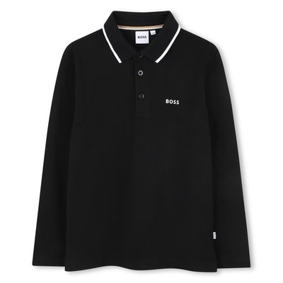 Polo à manches longues BOSS KIDSWEAR