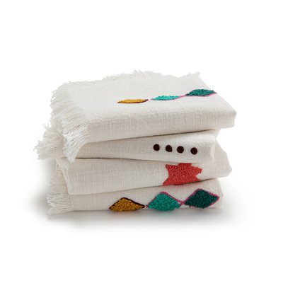 Set of 4 Imani 100% Cotton Napkins LA REDOUTE INTERIEURS