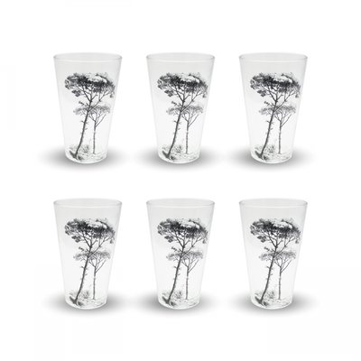 Set de 6 verres, VILLA LES PINS ARD TIME