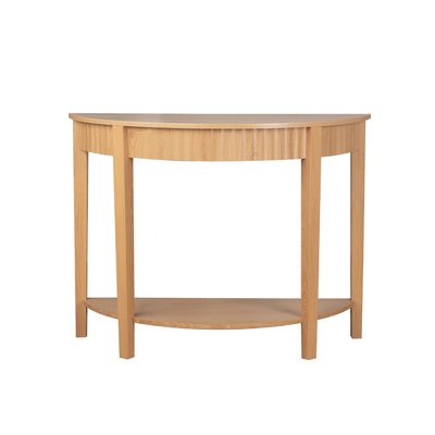 Console arrondie avec effet cannelé CALICOSY