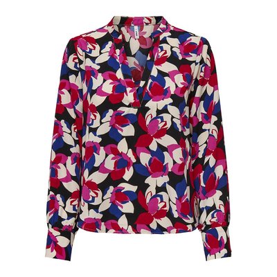 Printed V-Neck Blouse ONLY