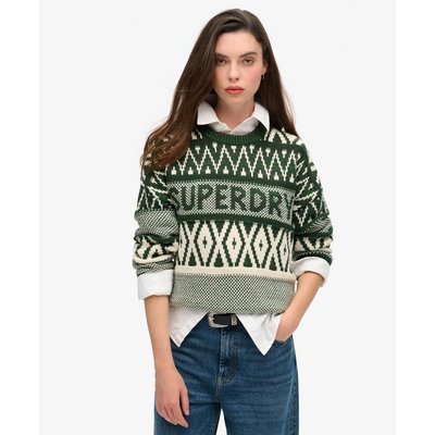 Pull ras-du-cou à motif SUPERDRY